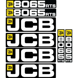 sticker stickers jcb 8055 8065 8050 rts set