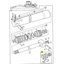 JCB tilt actuator seal kit