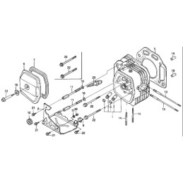Honda gxv valve cover gasket 12391 ze8,000