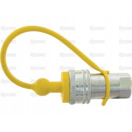 Faster plug, yellow PVC 3 8 female coupling