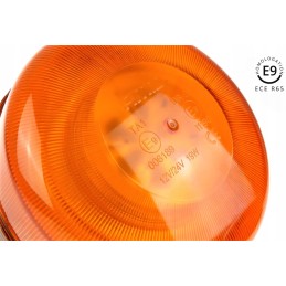 Rooster LED warning lamp with approval 12 24v