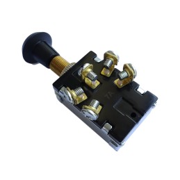 Three-position pull-out switch for lights