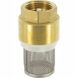 Brass check valve with strainer v2a internal thread 1