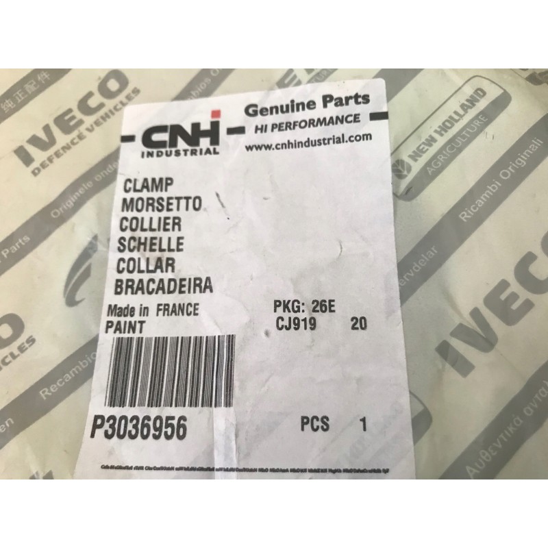 Clamp buckle New Holland Case P3036956