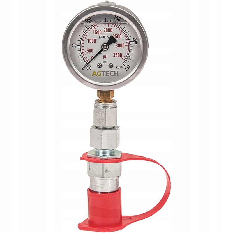 Hydraulic measuring set with ISO12 plug