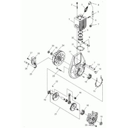 Wacker wm80 pin needle bearing 0034835