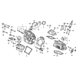 Honda gx gxv cover gasket zaw 12391 zj1 000