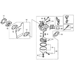 Honda gc gcv carburetor gasket 16212 PLN 8,000