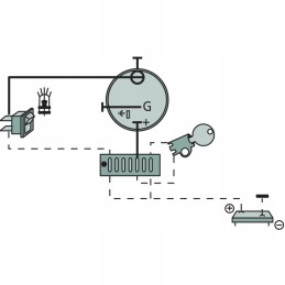 Voltmeter indicator 8 16v 60mm granite