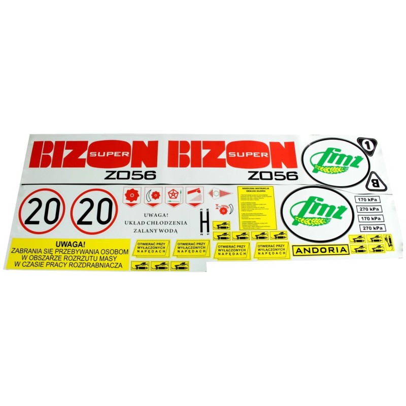 Emblems stickers bison 5056505606 5056 50 560 6