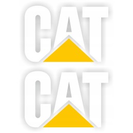 Cat caterpillar sticker stickers, 2 pieces, 30 cm