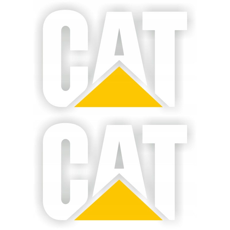 Cat caterpillar sticker stickers, 2 pieces, 30 cm