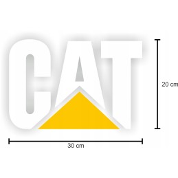 Cat caterpillar sticker stickers, 2 pieces, 30 cm