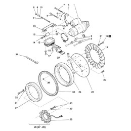 Hatz 1b 1d voltage regulator 01983800 6 wires