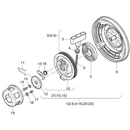 Hatz 1b20 1b30 1b40 starter string 01929000