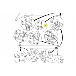 Slide jcb of arm extension 22 3 mm