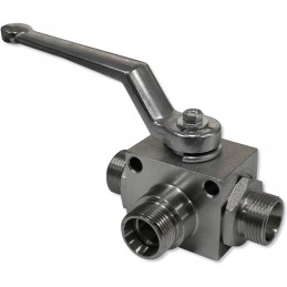 3-way manual ball hydraulic valve M18 40l