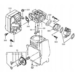 Wacker wm90 wm100 manifold gasket 0159215