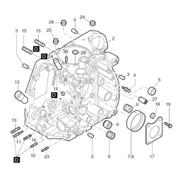 Hatz 1d41 1d50 pin seal 50458400