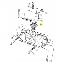 JCB backhoe loader thermostat