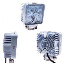 LED halogen work lamp 27w cree 30 square