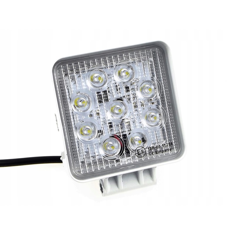 Work lamp 27w cree 30 degrees square white ein