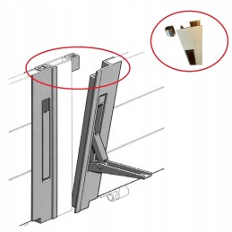 Vertical lock bolt handle