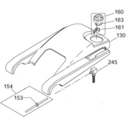 Wacker rammers bs fuel cap gasket 0173020
