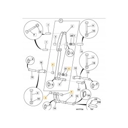 Connector sleeve jcb mini 8018 and others 809 10038