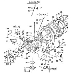 Hatz series eo oil pan ring 50222900