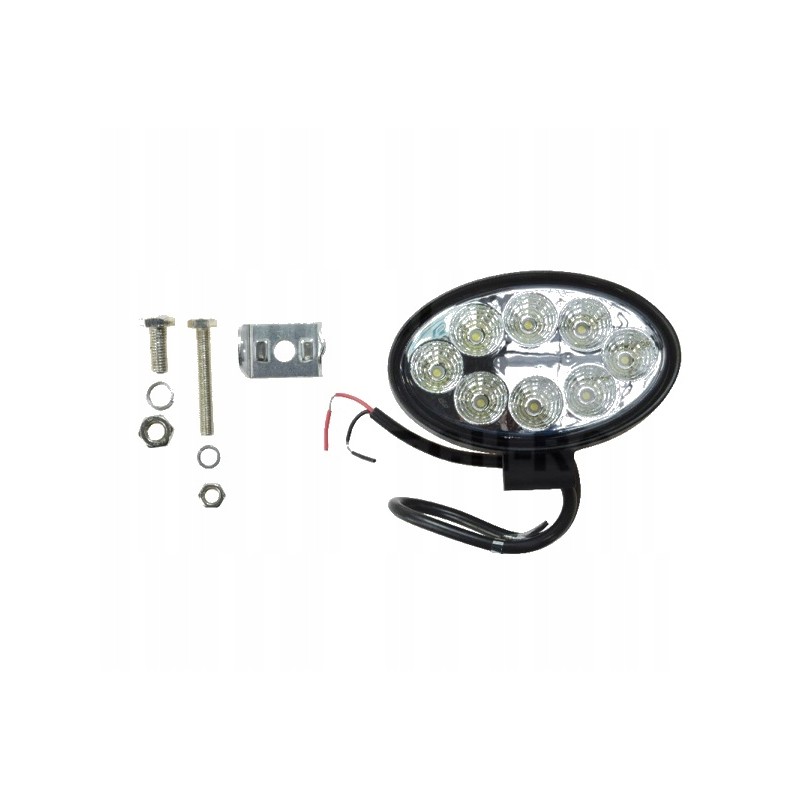 LED work lamp ellipse 8 led 3w 12v 24v 21
