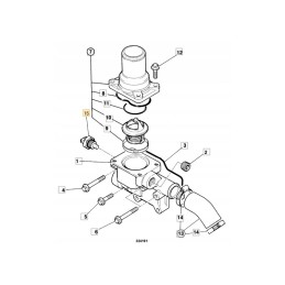 Temperature sensor perkins jcb 3cx 4cx 716 24200