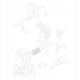 Hatz 01489310 set of muffler gaskets 1d41 1d50