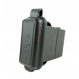 Hermetic double USB socket for 37x21mm frames