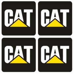 Cat Caterpillar Stickers Excavator Loader 4 pcs