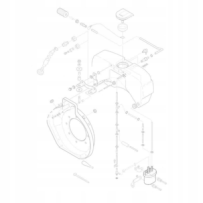 Hatz 01919702 fuel filter 1b20 1b30 1b40