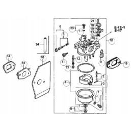 Honda gxv120 gxv160 carburetor gasket 16220 ze6 01