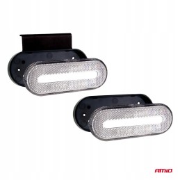LED marker lamp amio om 01 in oval white amio