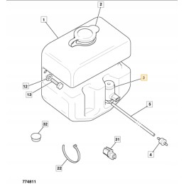 Washer pump jcb 3cx 4cx 714 20600