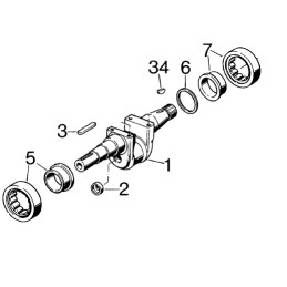 Hatz e75 e79 shaft spacer 03195600