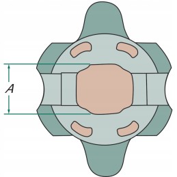 Bayonet nut 652045600