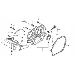 Honda gx120 cover gasket 11381 zk7 v00