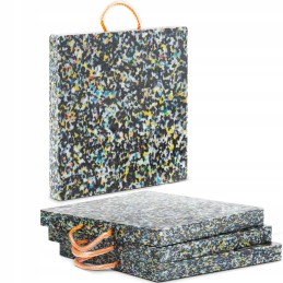 Square stabilizing pad for feet