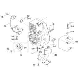 Wacker BS rammers muffler gasket 5100032211