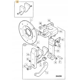 Brake pads cva jcb 3cx 4cx 15 920160