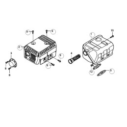 Honda gx series exhaust manifold gx2000000