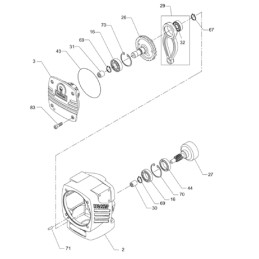 Wacker BS rammers, impact mechanism bearing 0072061