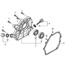 Honda gx120 shaft oil seal 91203 ze0 013
