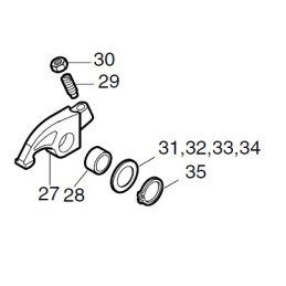 Hatz L series clearance adjustment screw 03772000