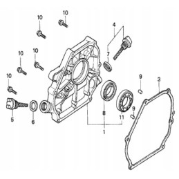 Honda gx160 gx200 cover gasket 11381 zl0 000